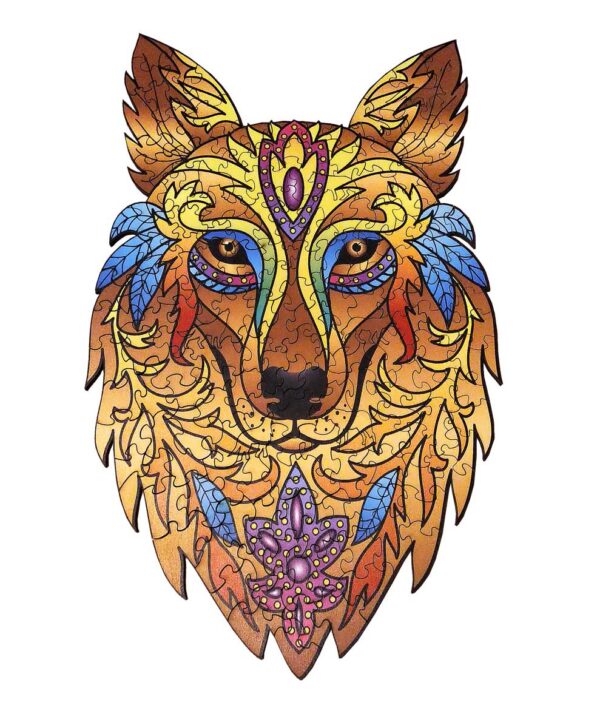 Mandala-gátur - Úlfurinn