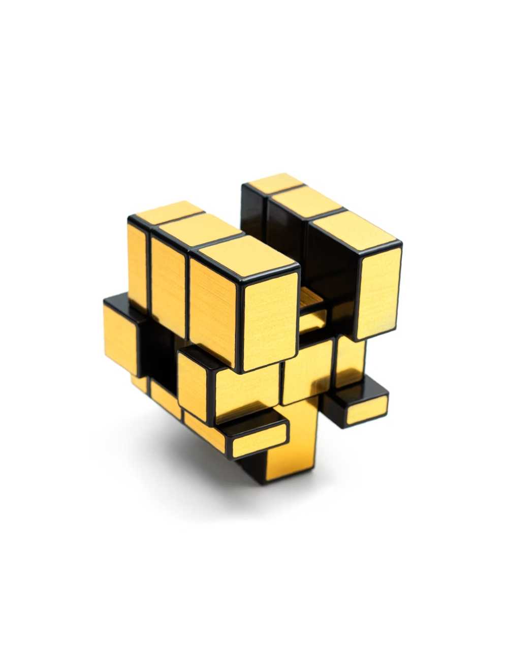 QIYI 3x3 MIRROR CUBE – GOLD - Mynd 2